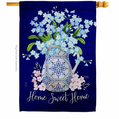 GARDENCONTROL Little Flowers Vase Floral Double-Sided Garden Decorative House Flag, Multi Color GA3906519